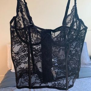 Akira see through corset